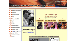 Desktop Screenshot of guitarsaddles.com